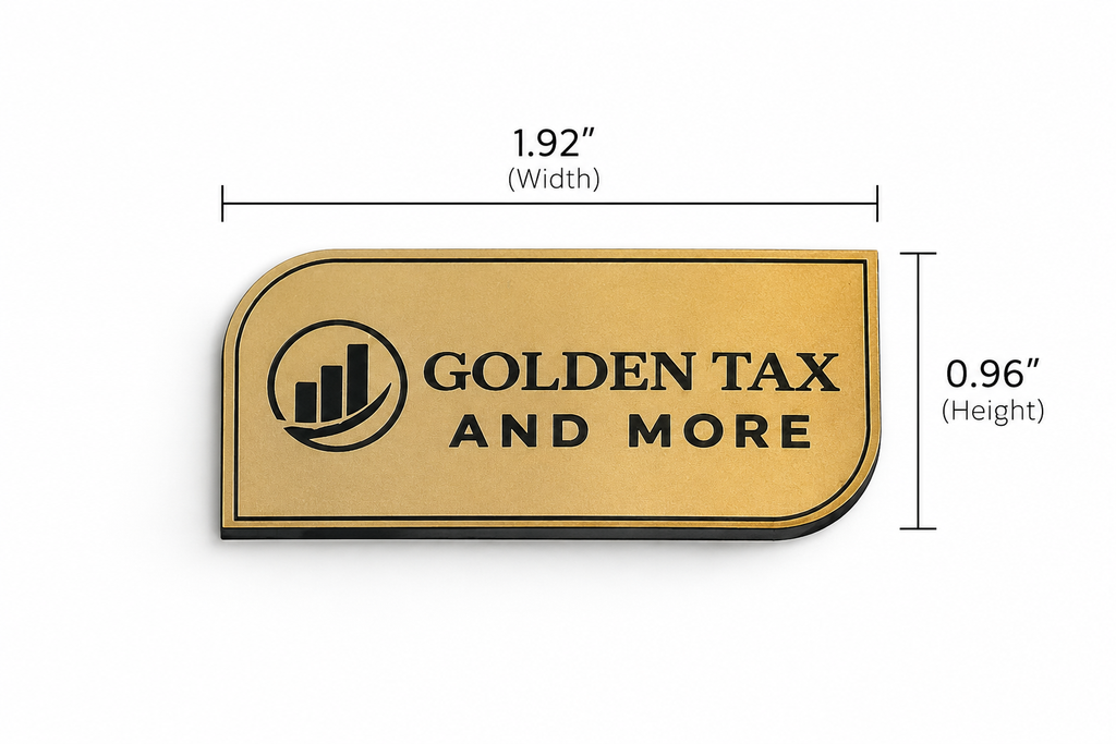Custom Magnetic Name Tag