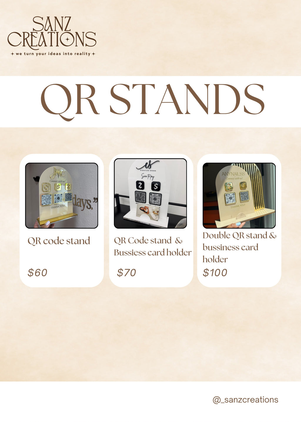 QR STANDS