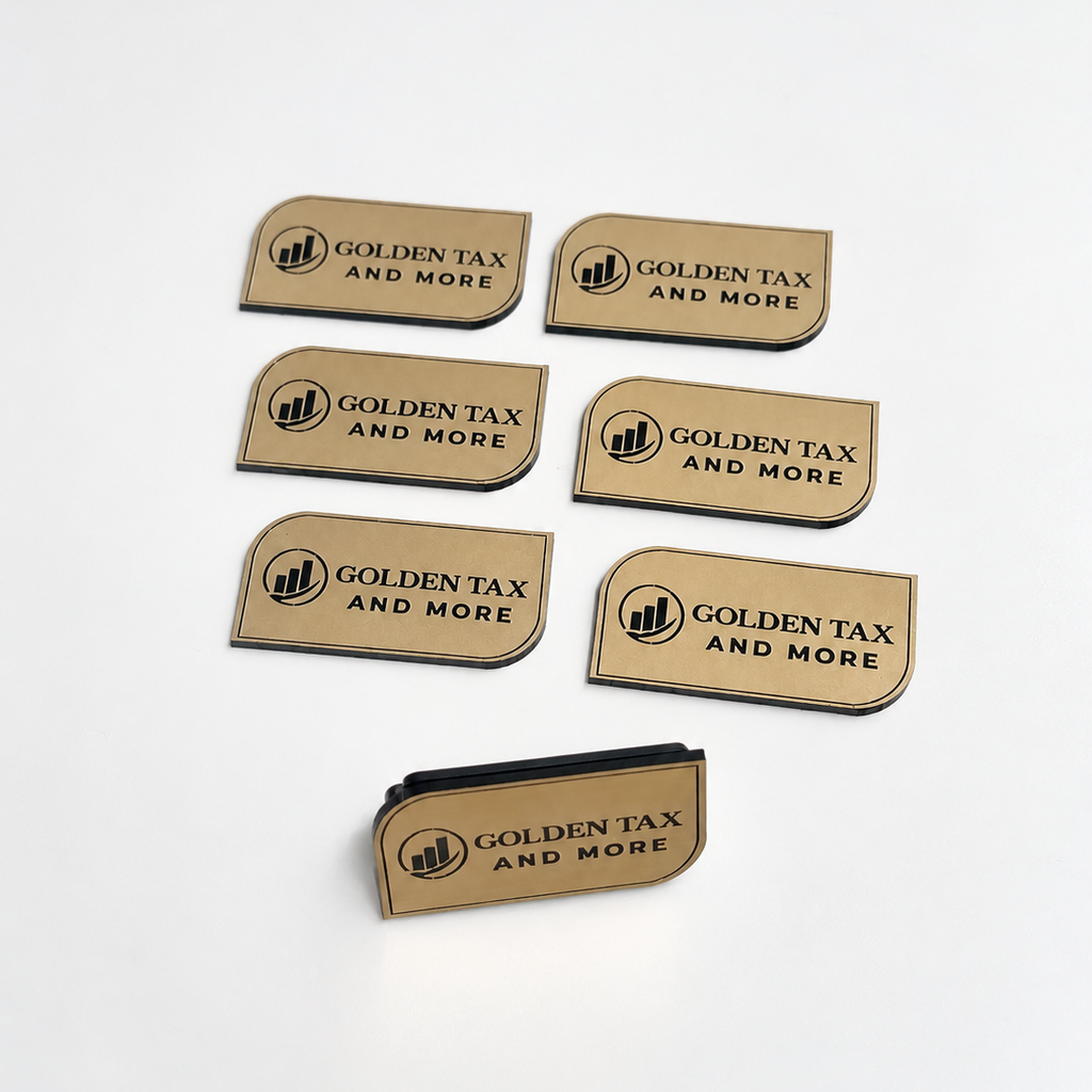 Custom Magnetic Name Tag