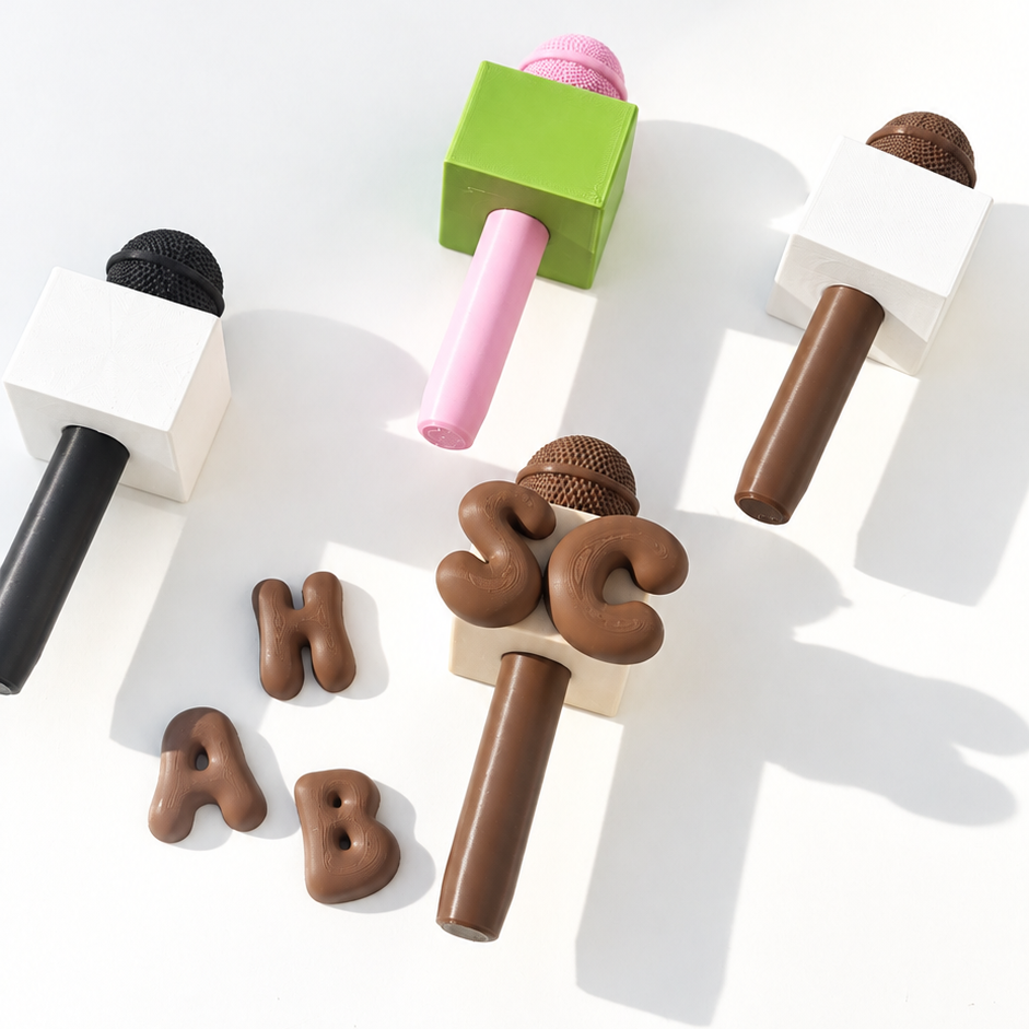 Bubble Letters Mini Mics Edition