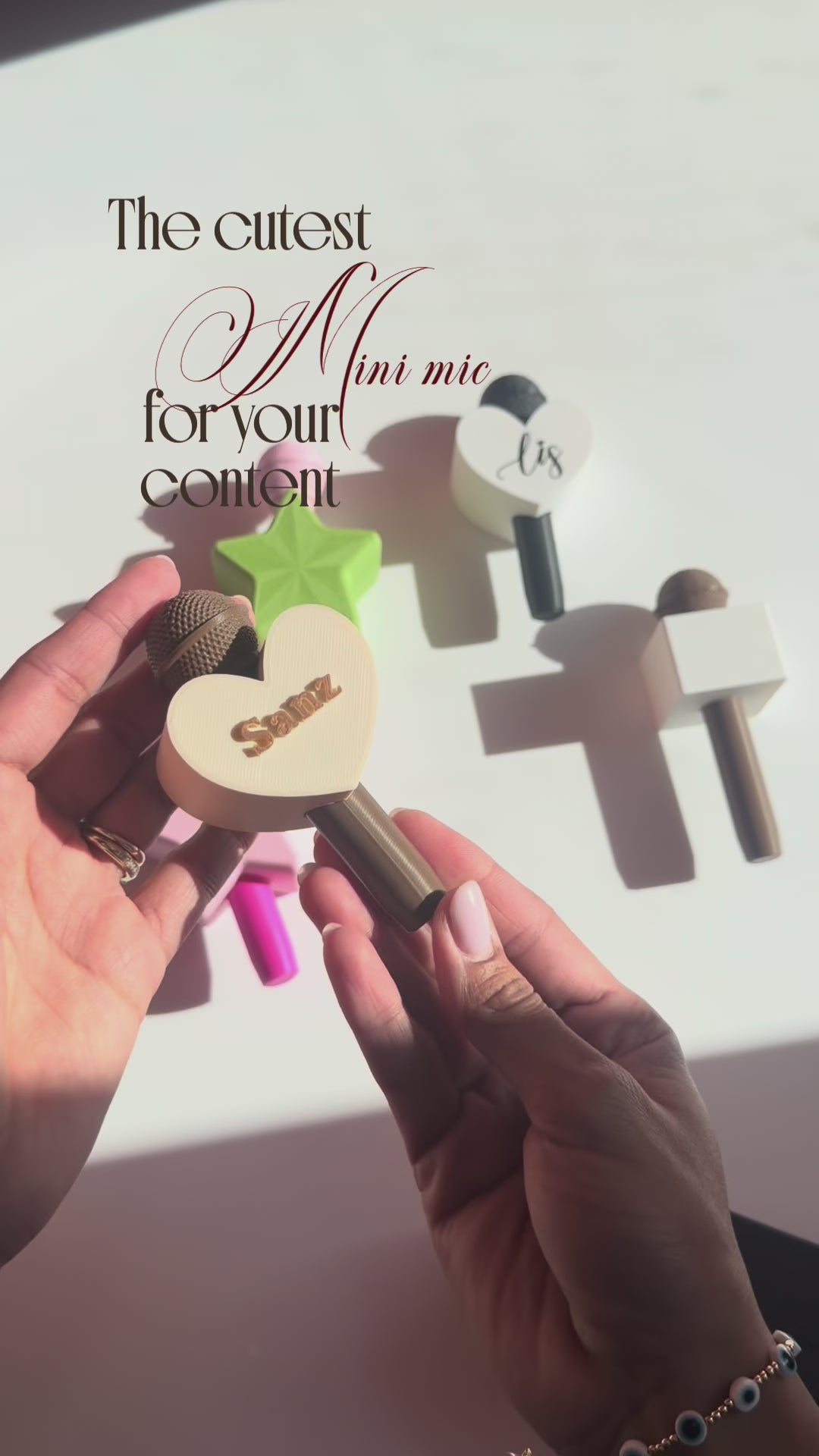 Personalized Mini Mic Holder