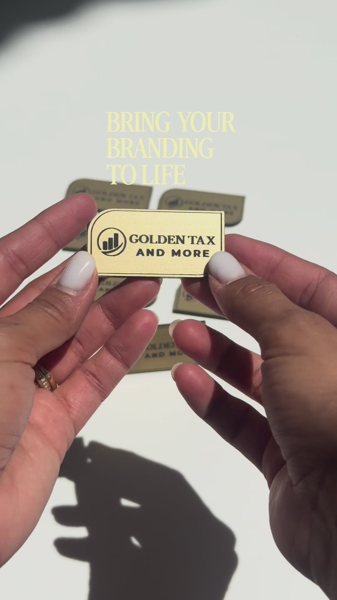 Custom Magnetic Name Tag